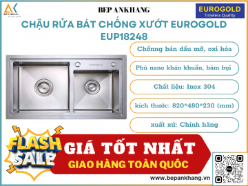 Chậu rửa bát chống xướt Eurogold EUP18248